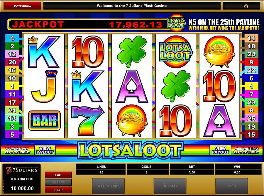 Lots A Loot 5 Reel Screenshot