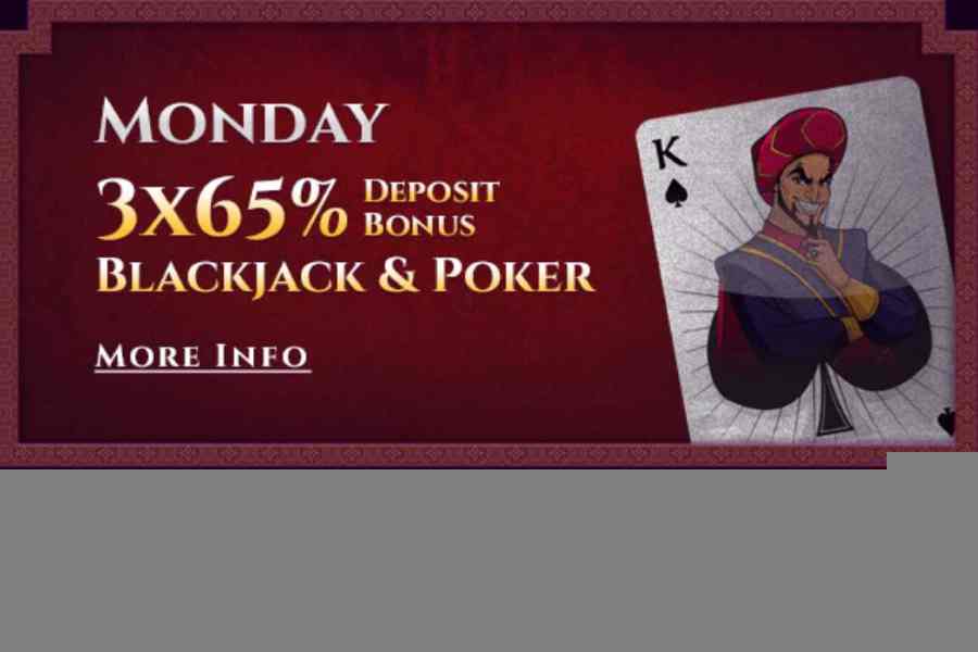 Aladdin's Gold Monday Deposit Code SLUTAN