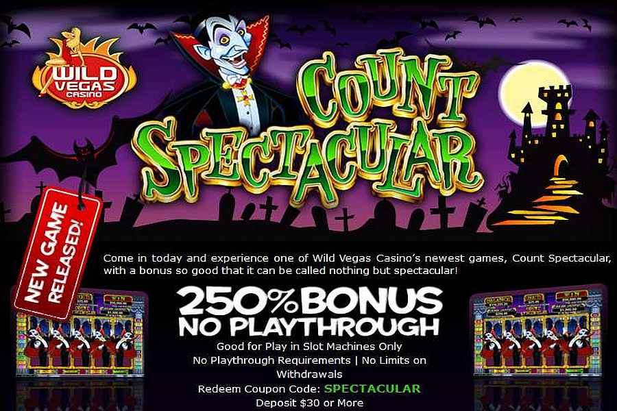 Wild Vegas Deposit Code SPECTACULAR