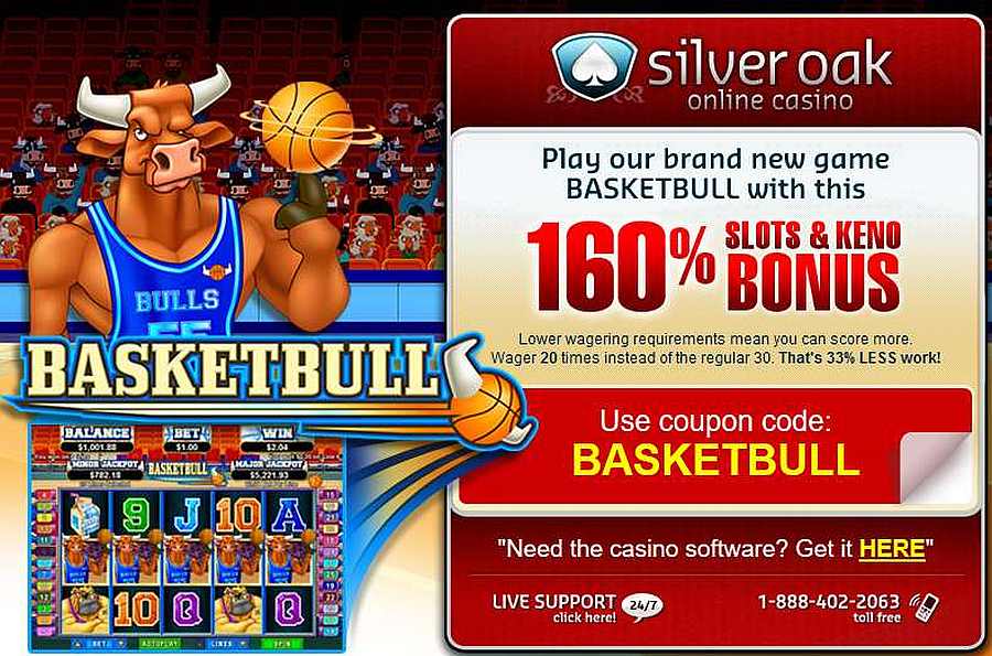 Silver Oak Bonus Code: BASKETBULL