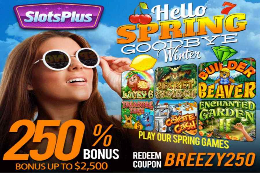 Slots Plus Bonus Code BREEZY250