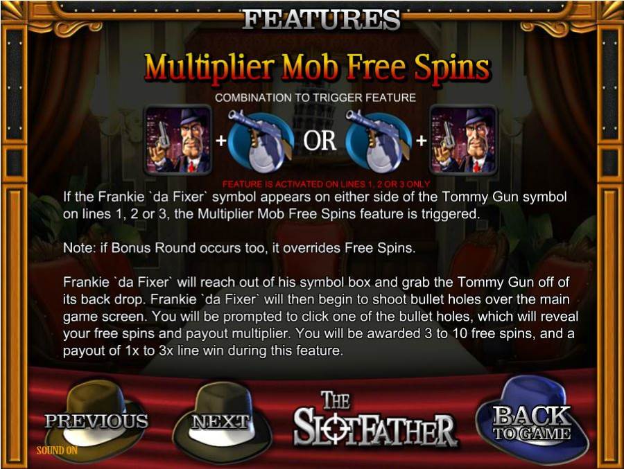 The Slotfather Multiplier Mob Free Spins