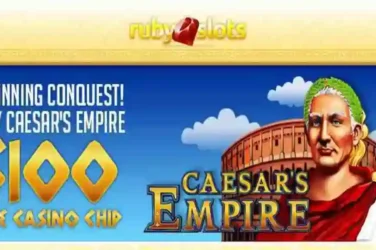 Ruby Slots No Deposit Code EMPIRE100