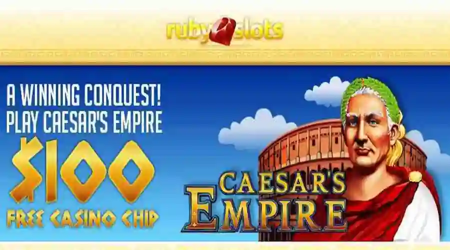 Ruby Slots No Deposit Code EMPIRE100