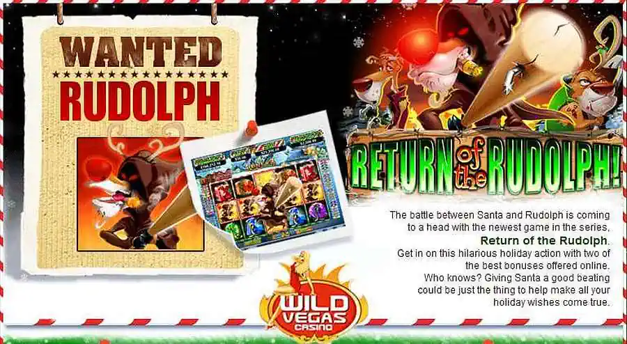 Wild Vegas Deposit Code 250RUDOLPH