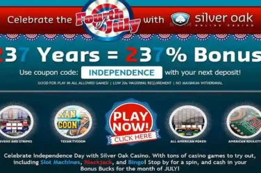 Silver Oak Deposit Code INDEPENDENCE