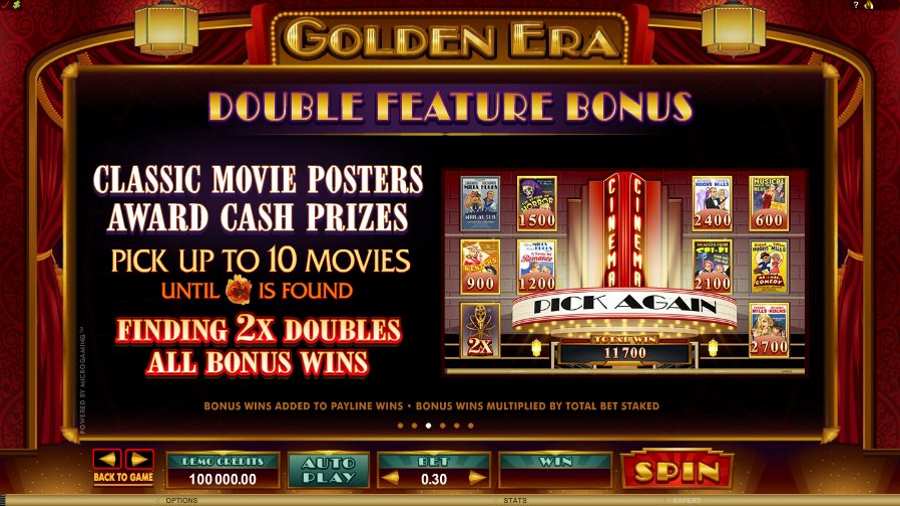 Golden Era Double Feature Bonus