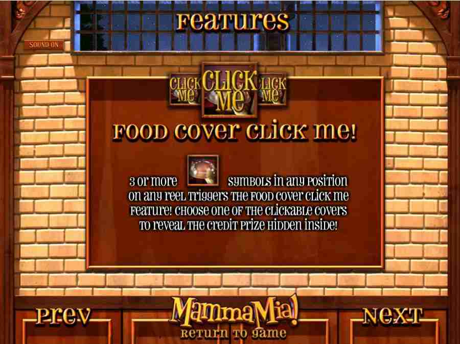 Mamma Mia Food Cover Bonus
