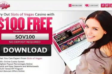 Slots of Vegas No Deposit Code SOV100
