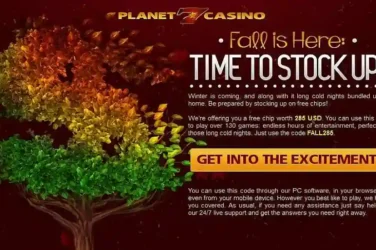 Planet 7 Fall No Deposit Code FALL285