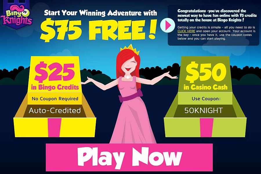 bingo knights no deposit bonuses