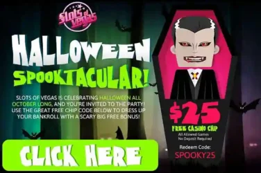 Slots Of Vegas Halloween Bonus Code SPOOKY25