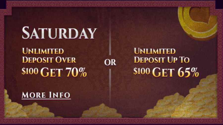 Aladdin's Gold Saturday Bonus ALADDIN