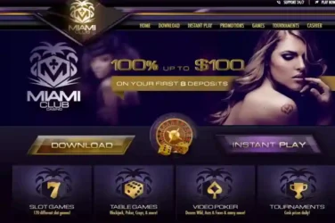 Miami Club Casino Welcome Bonus