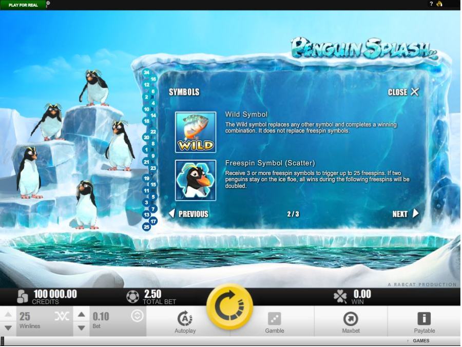 Penguin Splash Bonus Feature