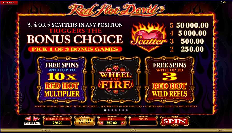 Red Hot Devil Bonus Feature