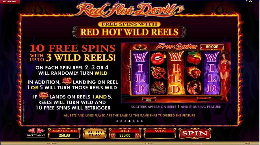 Red Dot Devil Free Spins Feature