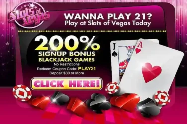 Slots of Vegas Blackjack Bonus PLAY21