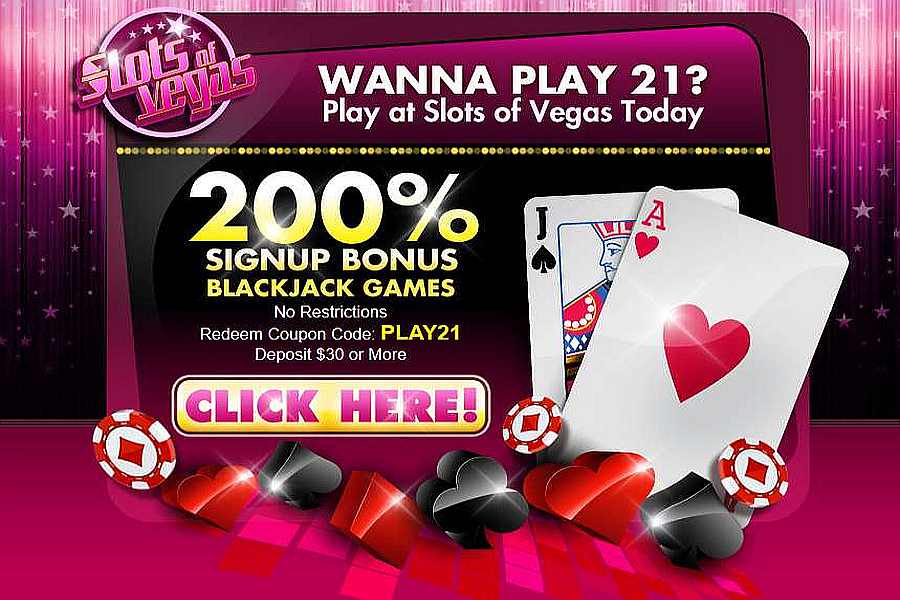 Slots of Vegas Blackjack Bonus PLAY21