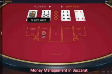 Baccarat Money Management