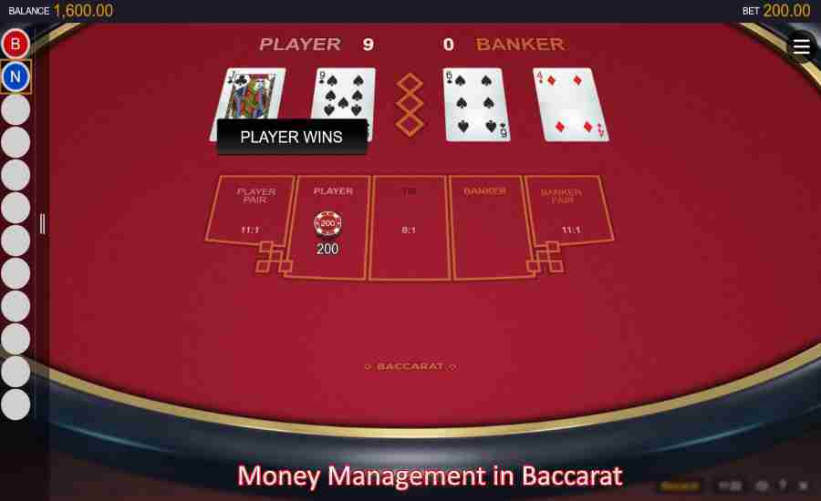 Baccarat Money Management