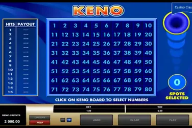 Keno Tips