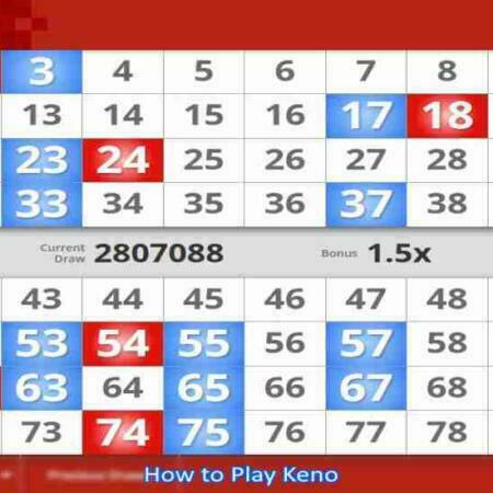 How to Play Keno With 80 Numbers