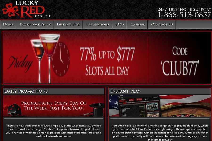 lucky red casino download