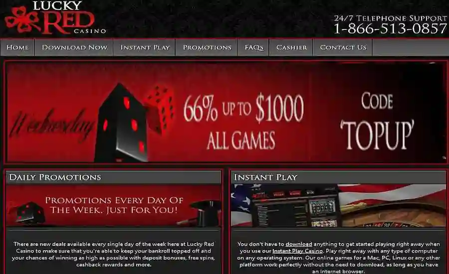 Lucky Red wednesday Deposit Bonus