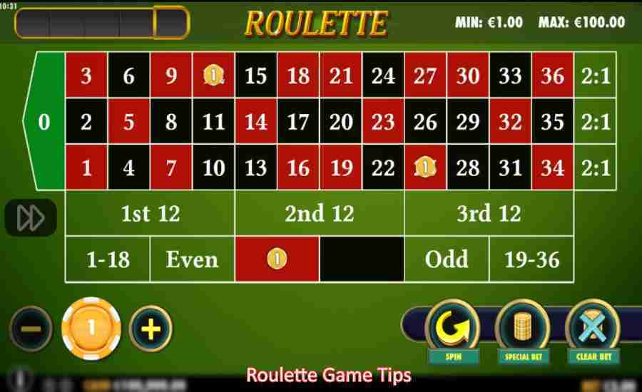 Roulette Game Tips