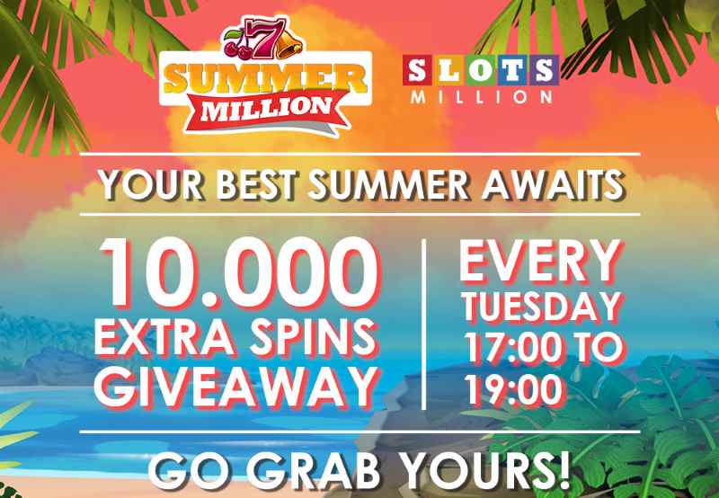 SlotsMillion Free Spins Giveaway