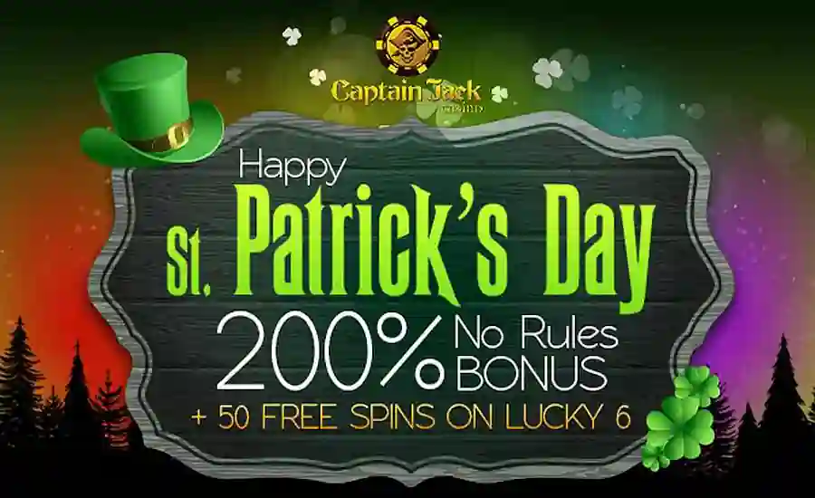 Captain Jack Lucky 6 Bonus Code