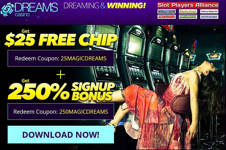Dreams No Deposit Bonus 25MagicDREAMS