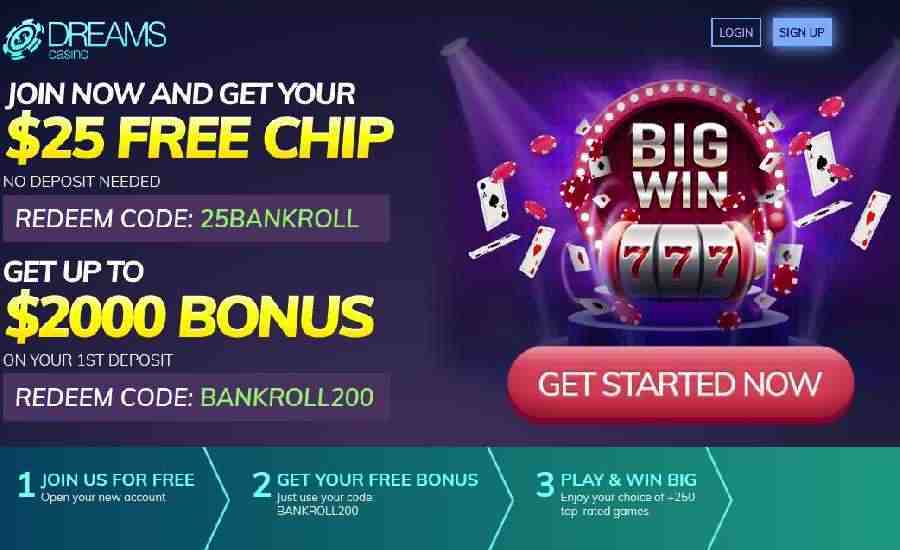 Dreams Casino Deposit Bonus