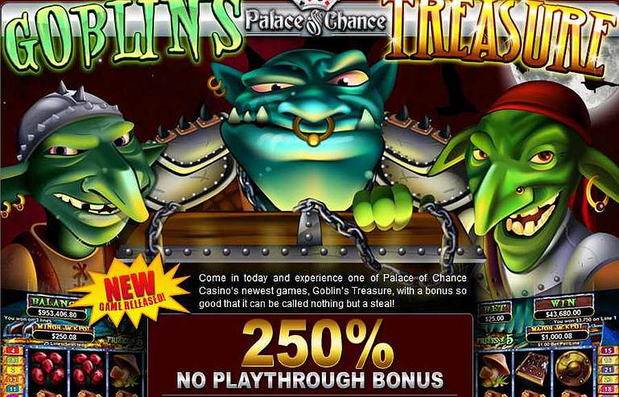 Palace of Chance No Play through Bonus