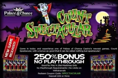 Palace of Chance Count Spectacular bonus