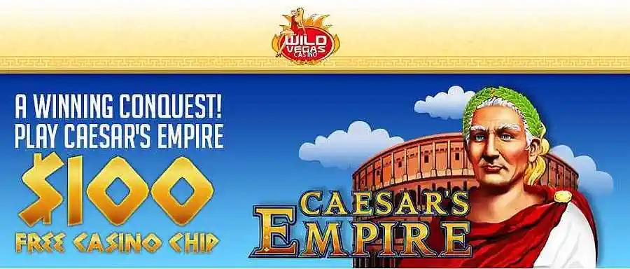 Wild Vegas No Deposit Bonus EMPIRE100