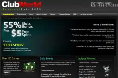 Club World Casino Wednesday Bonus