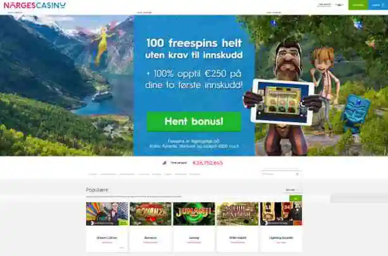 Norges Casino Screenshot