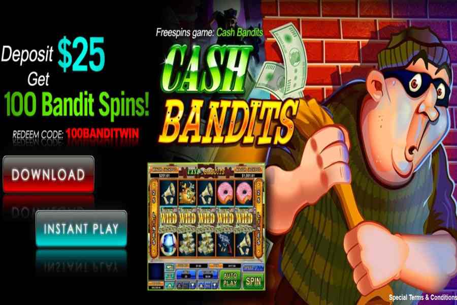 Sloto Cash Bandit Bonus Code