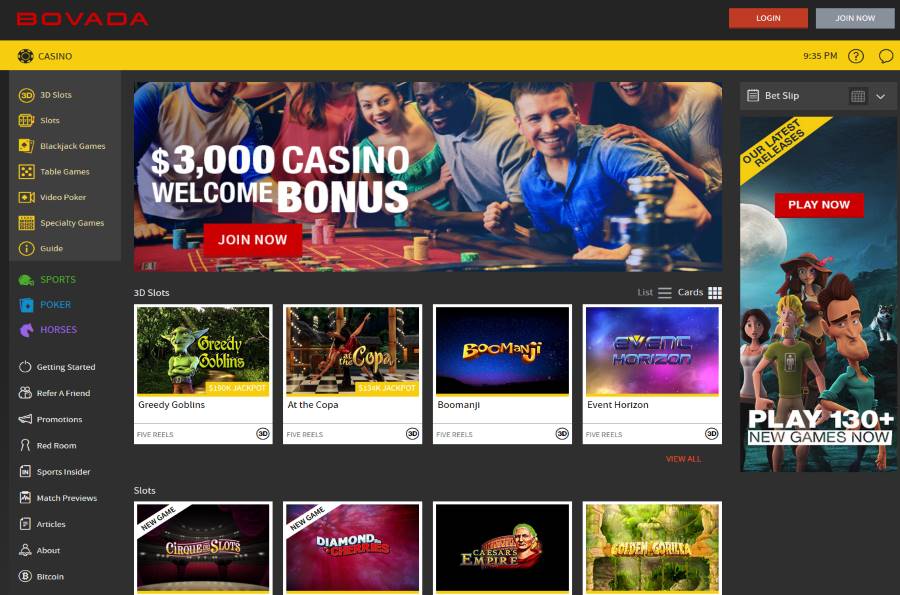 Bovada Casino Match Bonus Code
