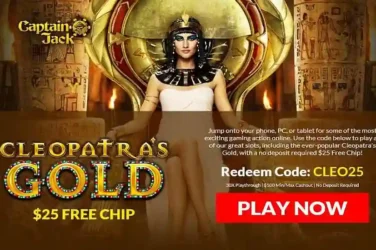 Captain Jack Cleopatra's Gold Bonus Code