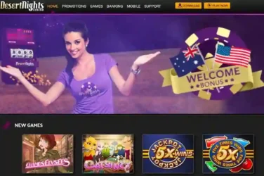 Desert Nights Welcome bonus Code