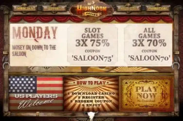 High Noon Monday Bonus Code
