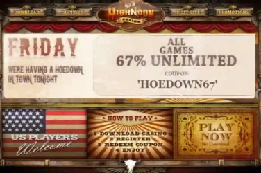 High Noon Fridays bonus Code