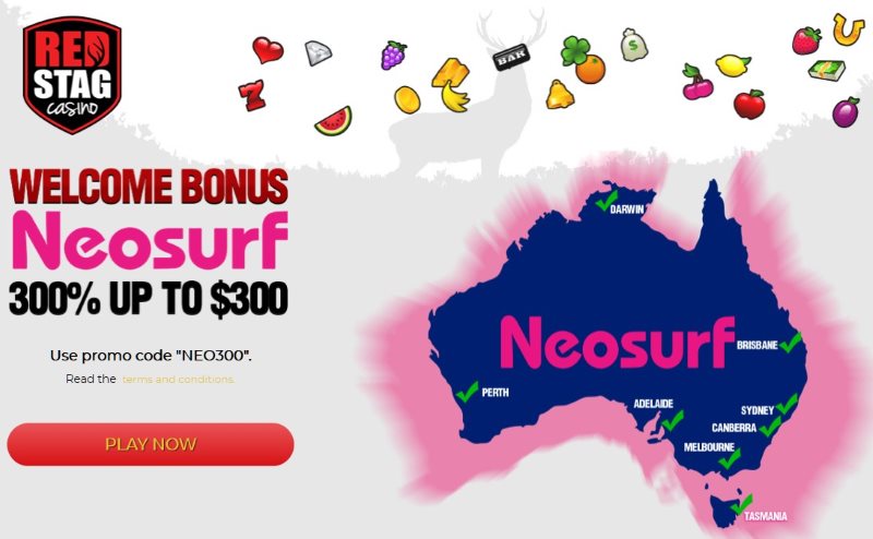 Red Stag Neosurf AUS Deposit Code