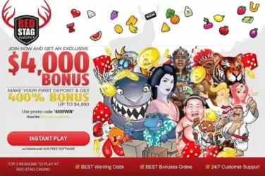 Red Stag Welcome Bonus Code