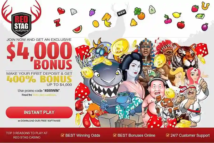 Red Stag Welcome Bonus Code