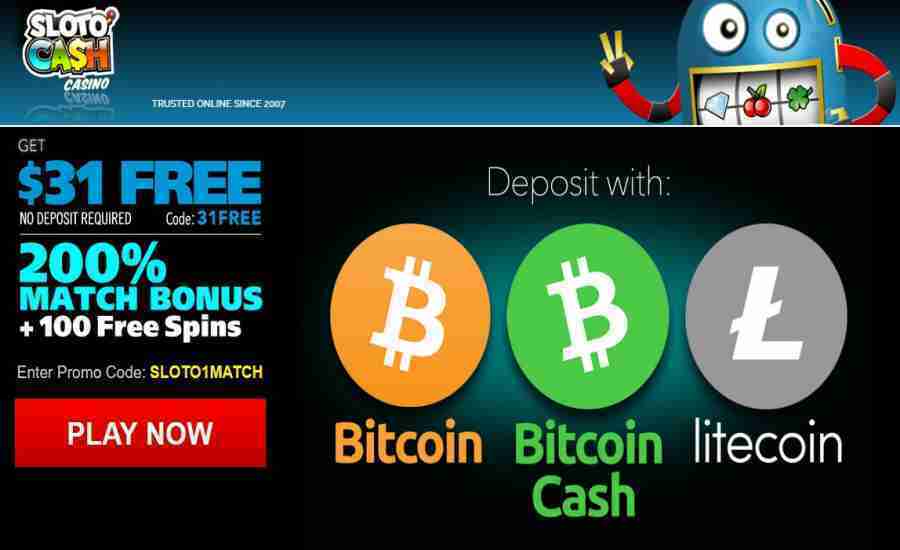 Slotocash Crypto No Deposit Bonus Spins