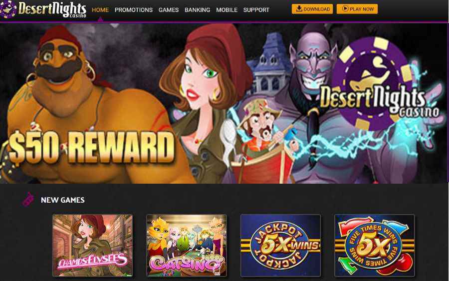 Desert Nights Extra bonus Code